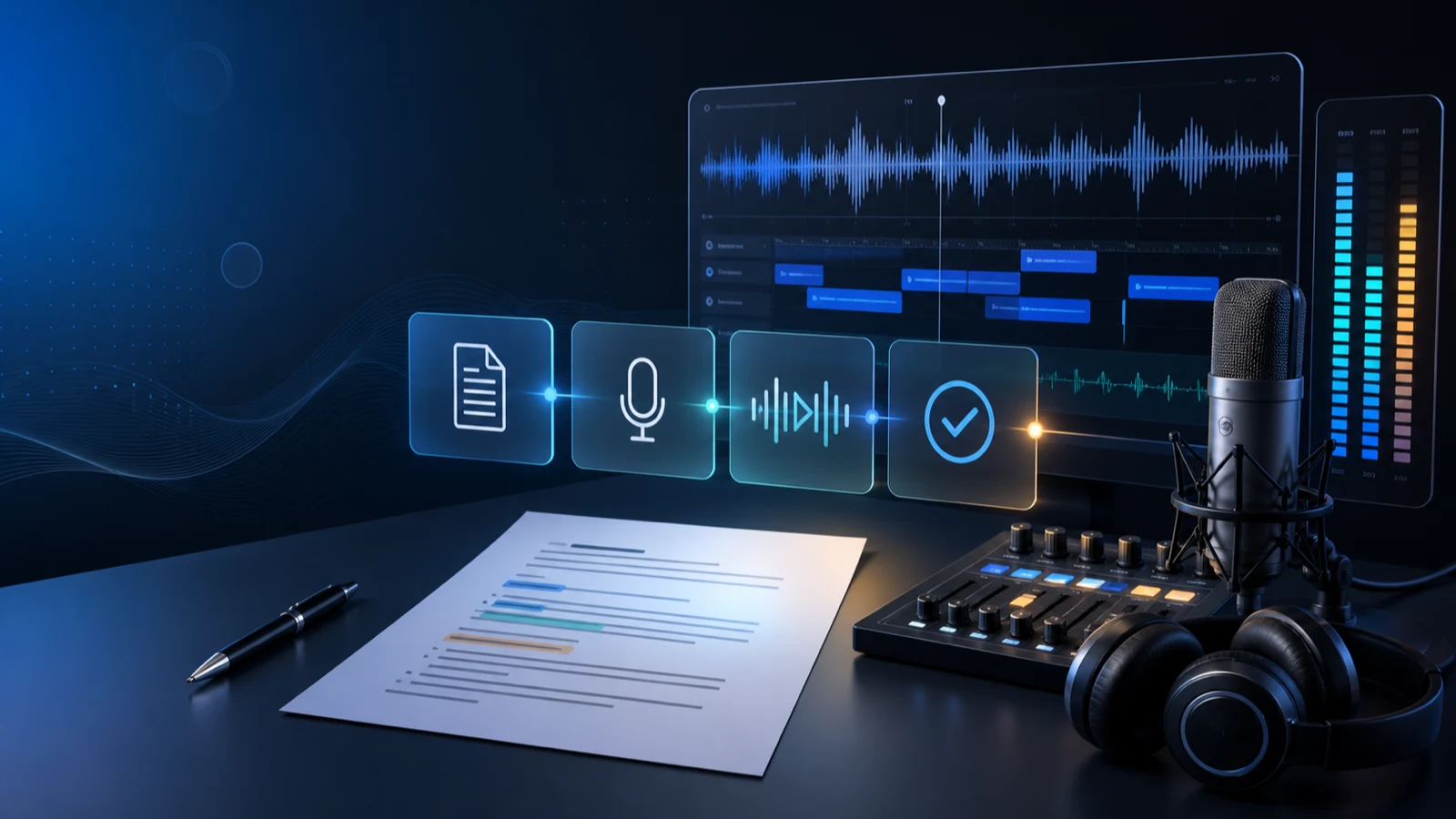 An AI Voice Generator Workflow Built Around the Approval Cut